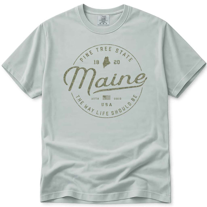 Vacationland Camo T Shirt - Bay