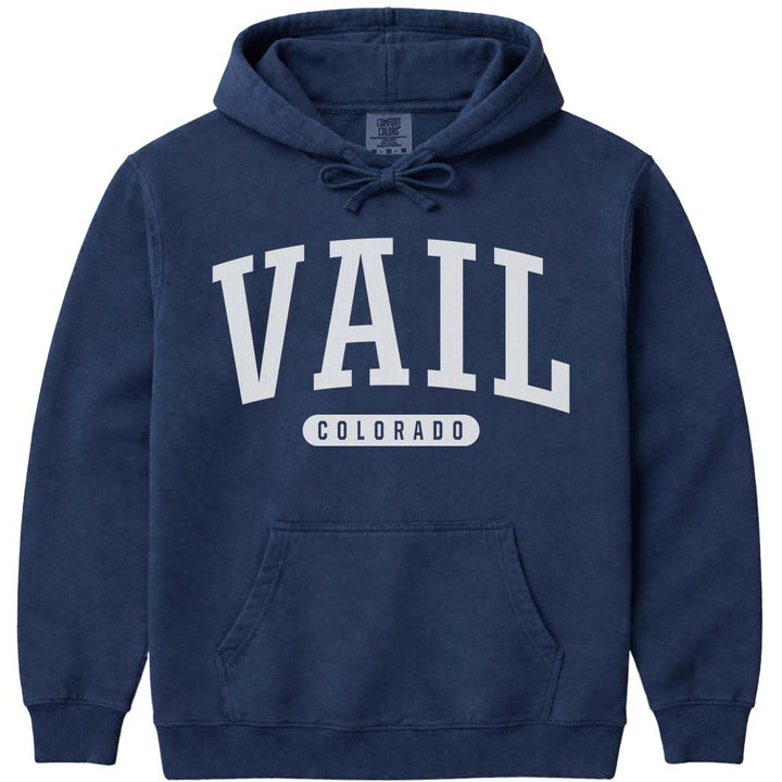 Vail Colorado Hoodie Sweatshirt - Navy