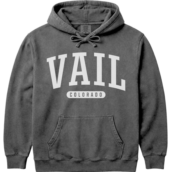 Vail Colorado Hoodie Sweatshirt - Pepper