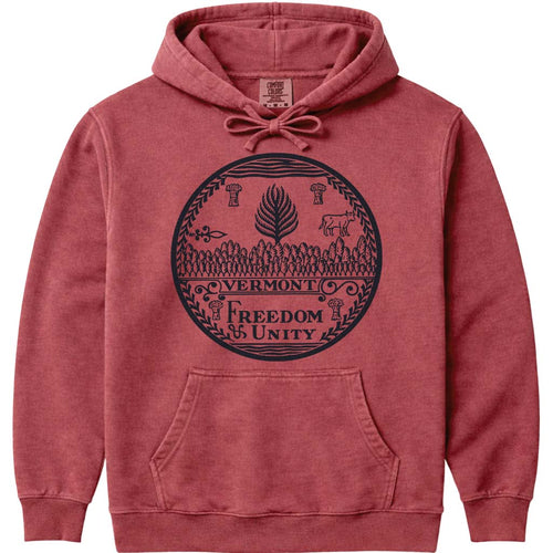 Vermont State Sweatshirt The State Seal of Vermont