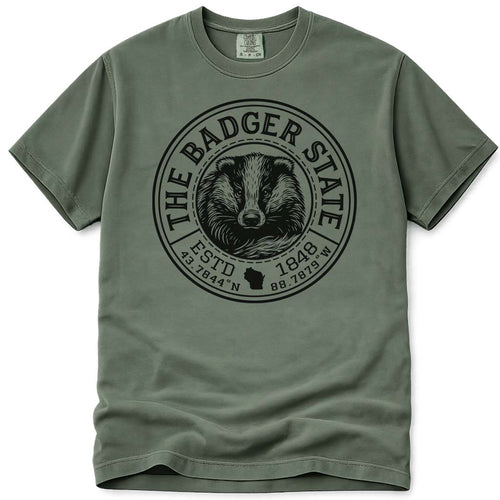 Vintage Badger State Wisconsin T Shirt