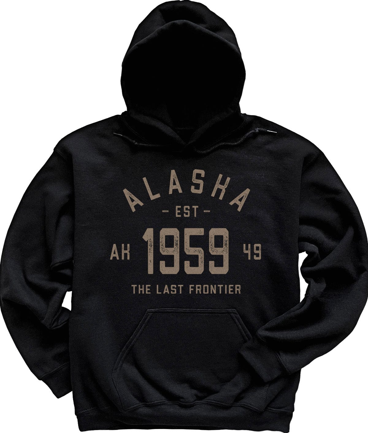 Black Vintage Alaska Sweatshirt