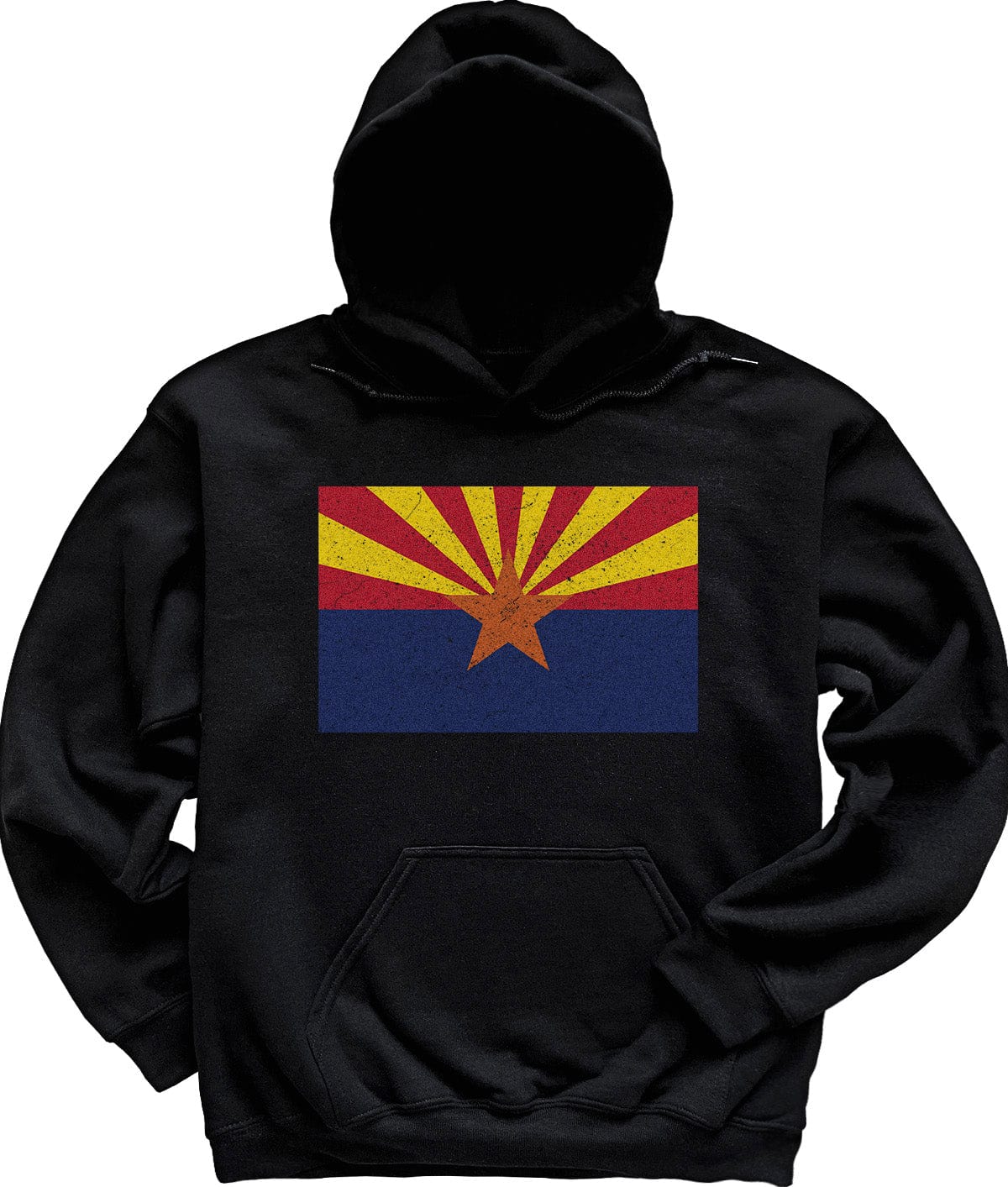 Black Arizona Flag Hoodie Sweatshirt