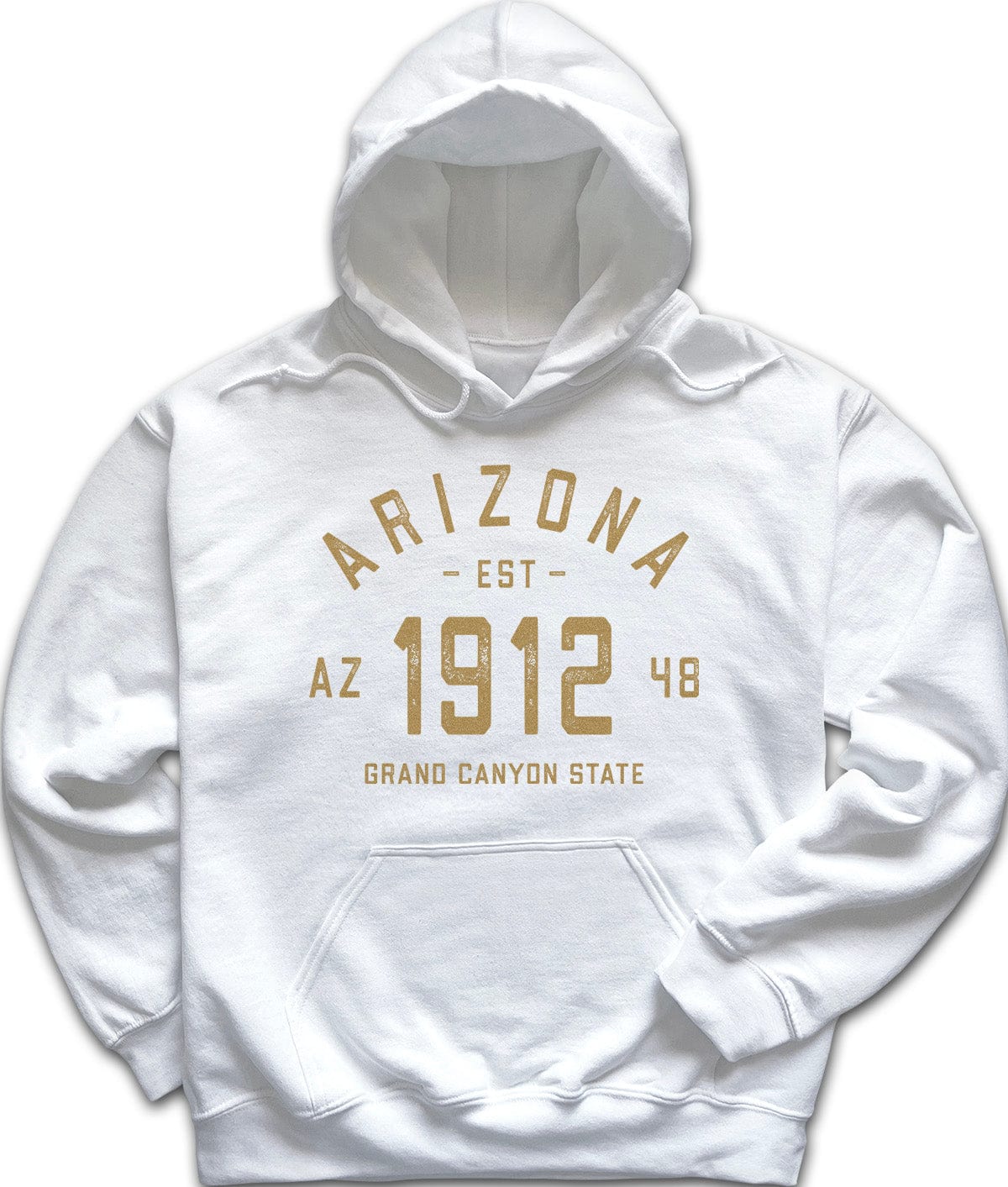 White Vintage Arizona Sweatshirt