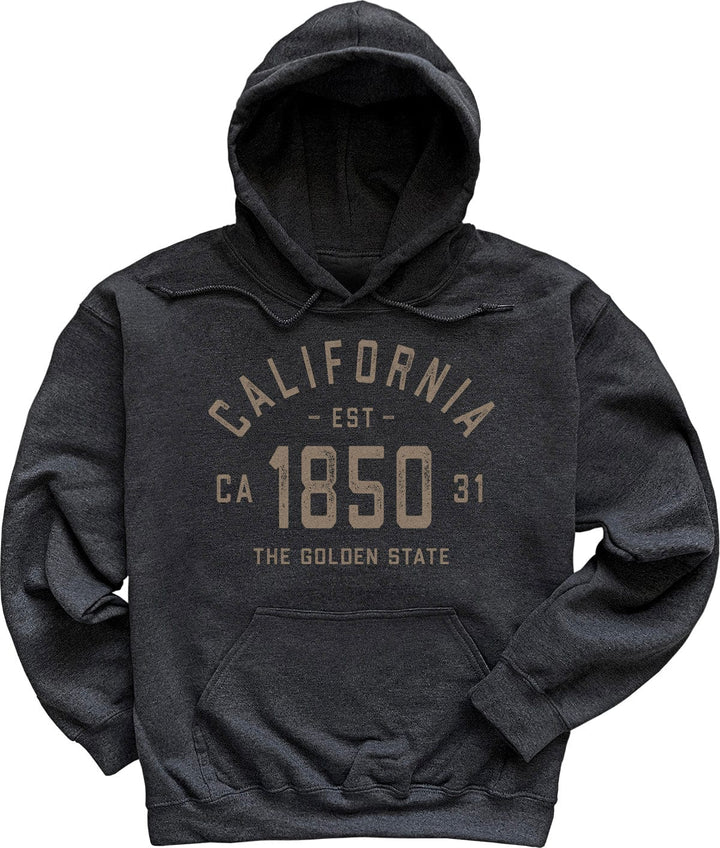 Dark Heather Grey Vintage California Hoodie
