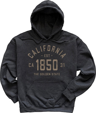 Dark Heather Grey Vintage California Hoodie