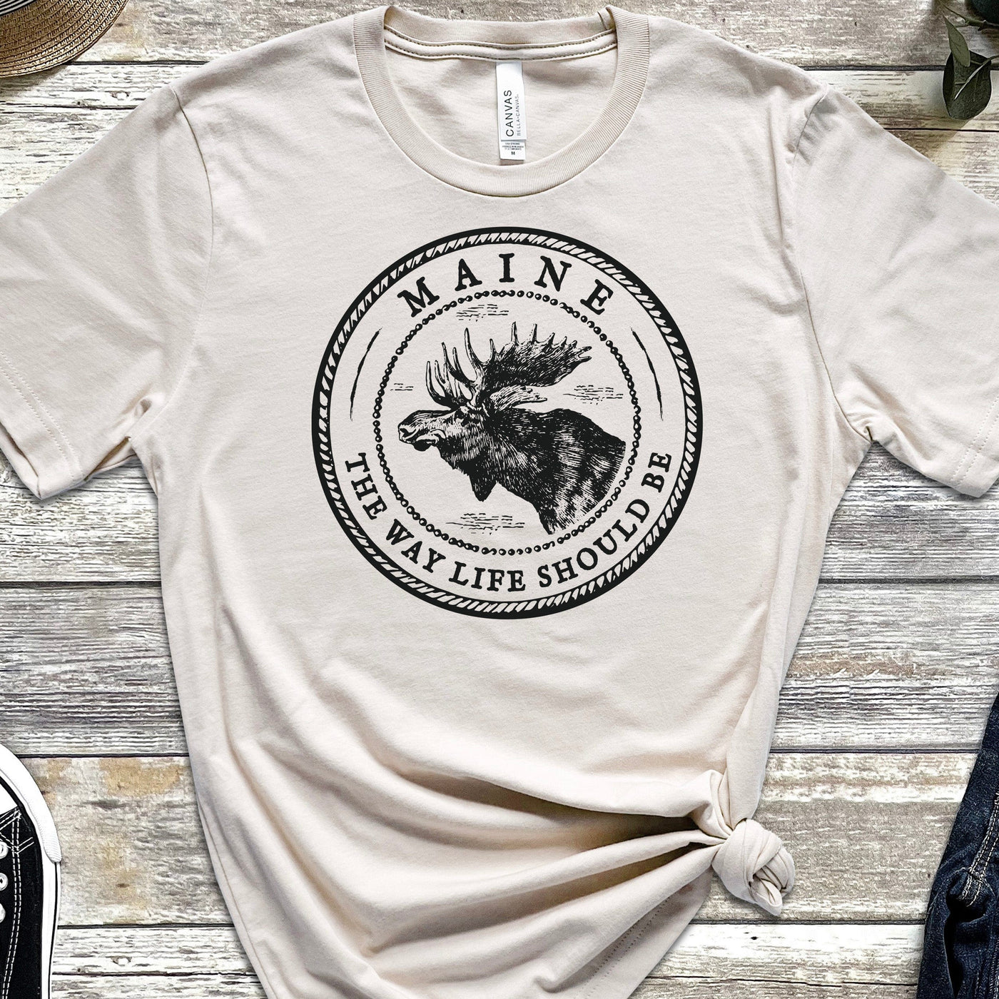 Vintage Maine Moose T-Shirt