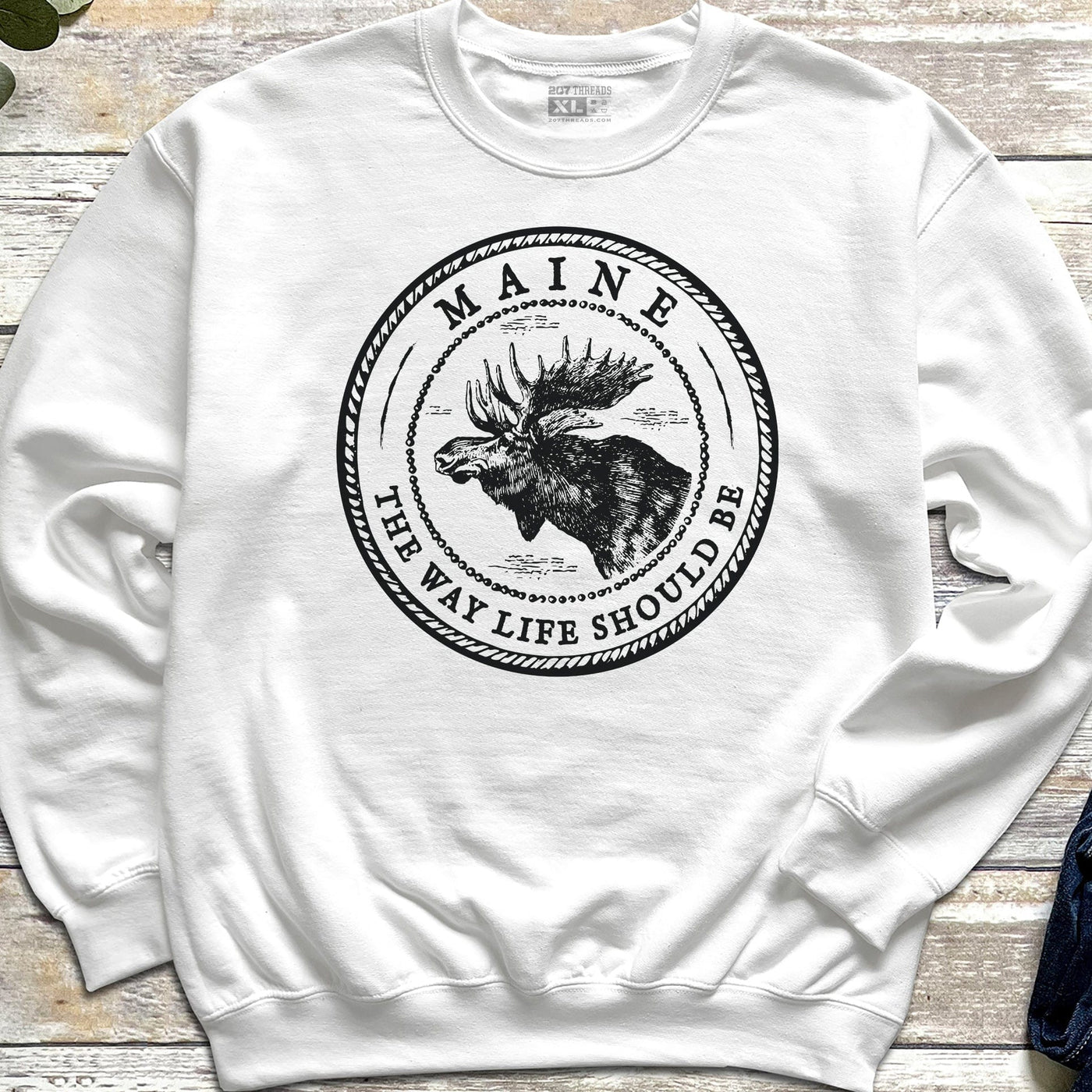 Vintage Maine Moose Sweatshirt