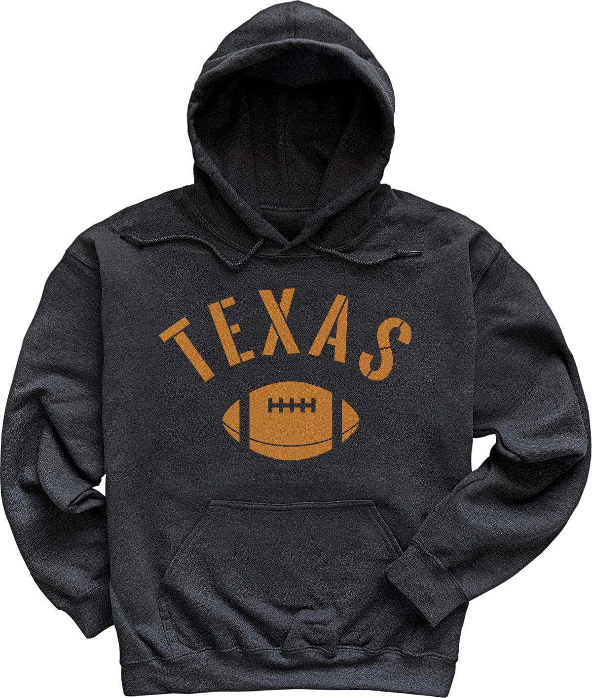 Dark Heather Grey Vintage Texas Football Hoodie