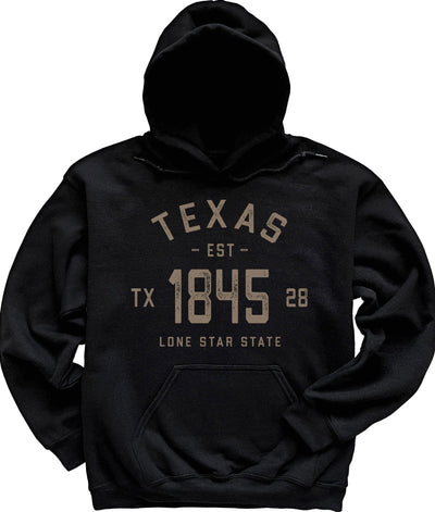 Black Vintage Texas Sweatshirt