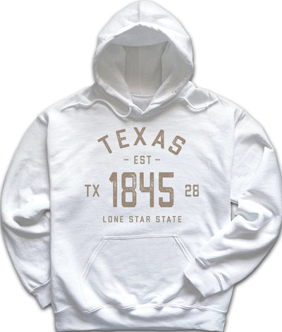 White Vintage Texas Sweatshirt