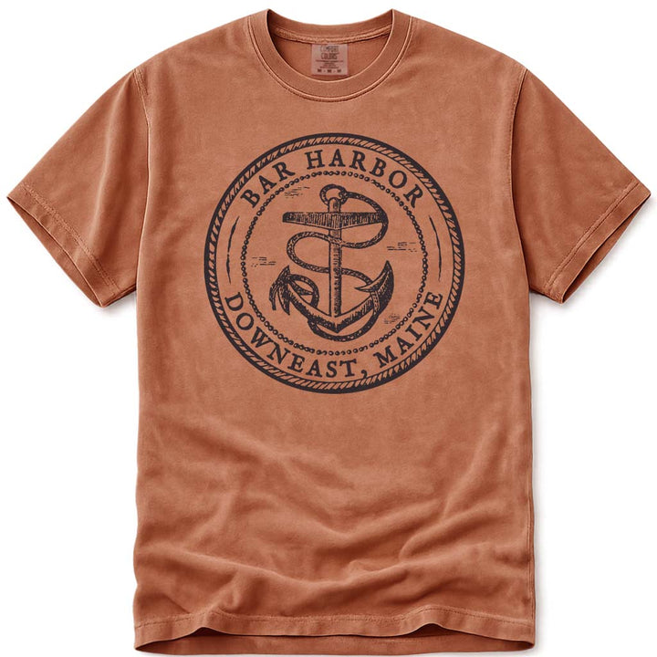 Vintage Antique Anchor Bar Harbor Maine T Shirt - Yam