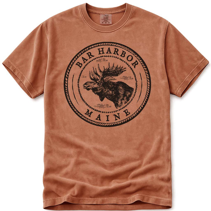 Vintage Bar Harbor Moose T Shirt - Yam