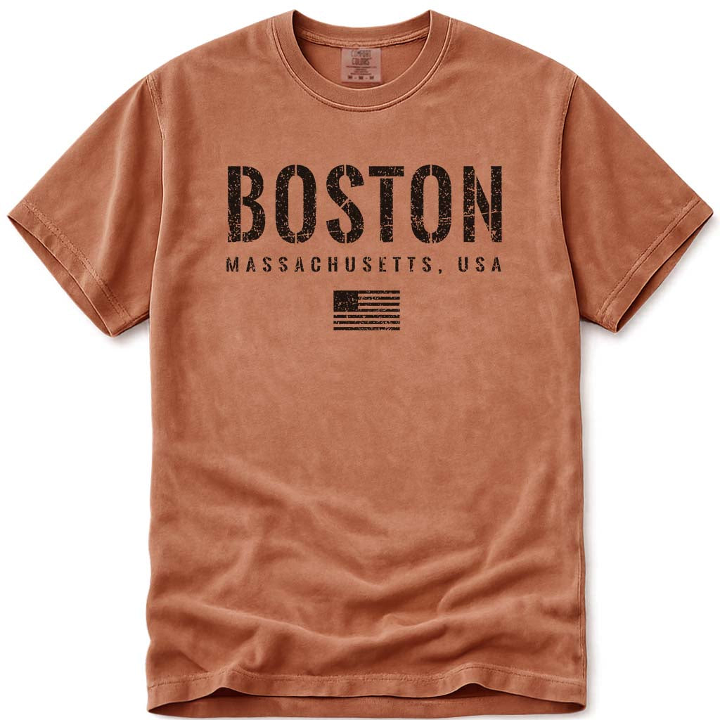 Vintage Boston MA T Shirt - Yam