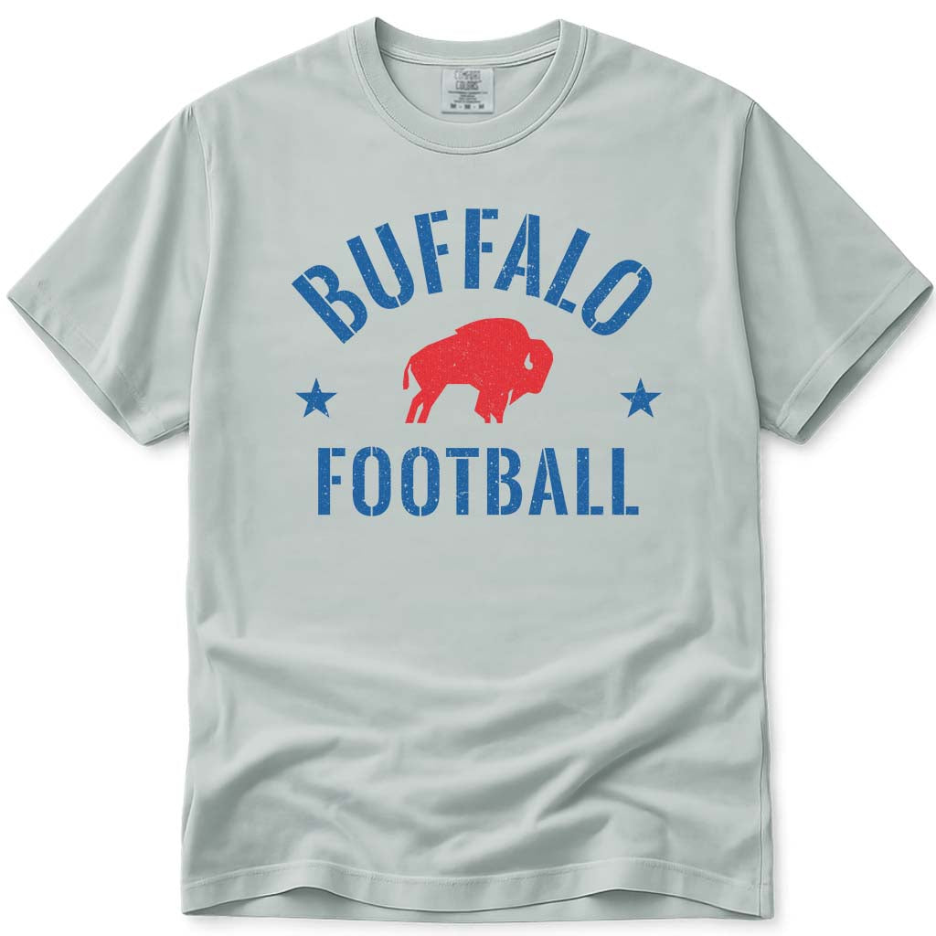 Vintage Buffalo Football T Shirt Retro Buffalo NY Football Tee - Bay