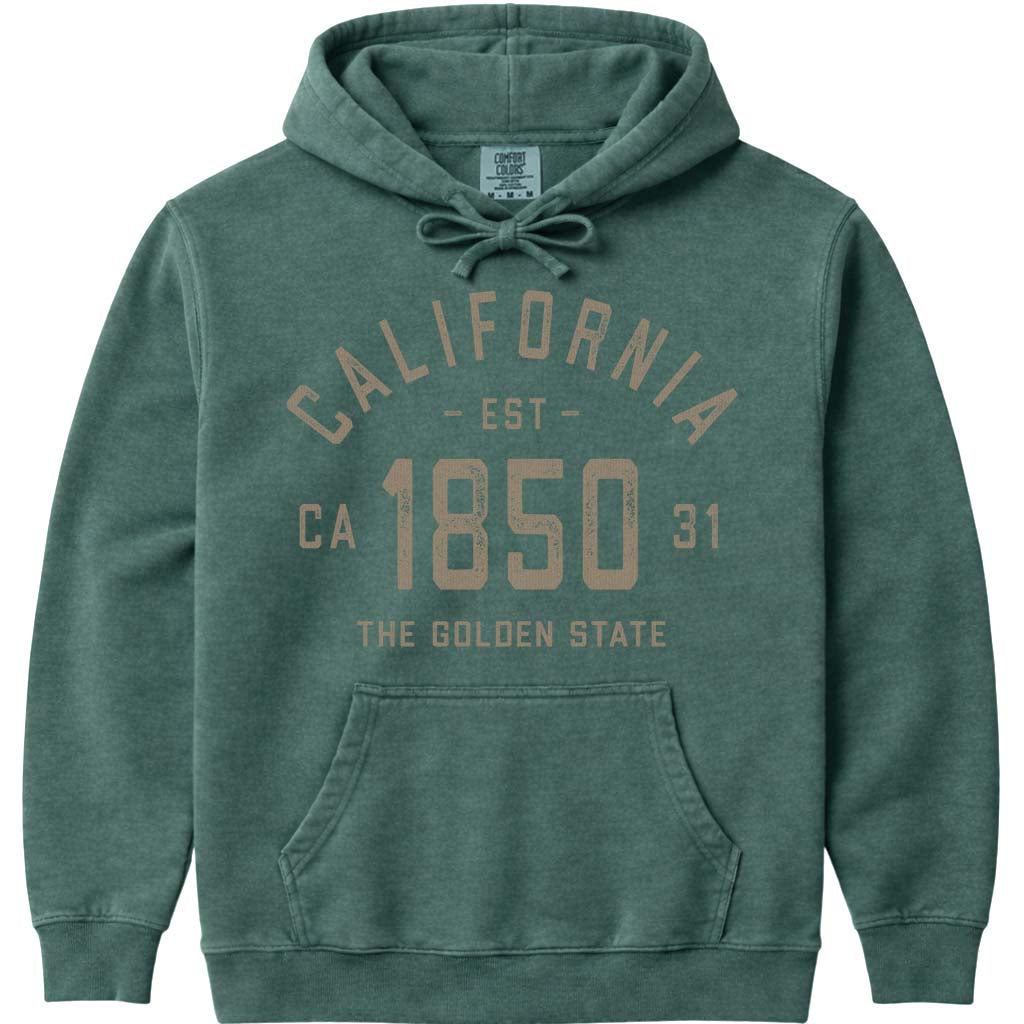 Vintage California Hoodie - Blue Spruce