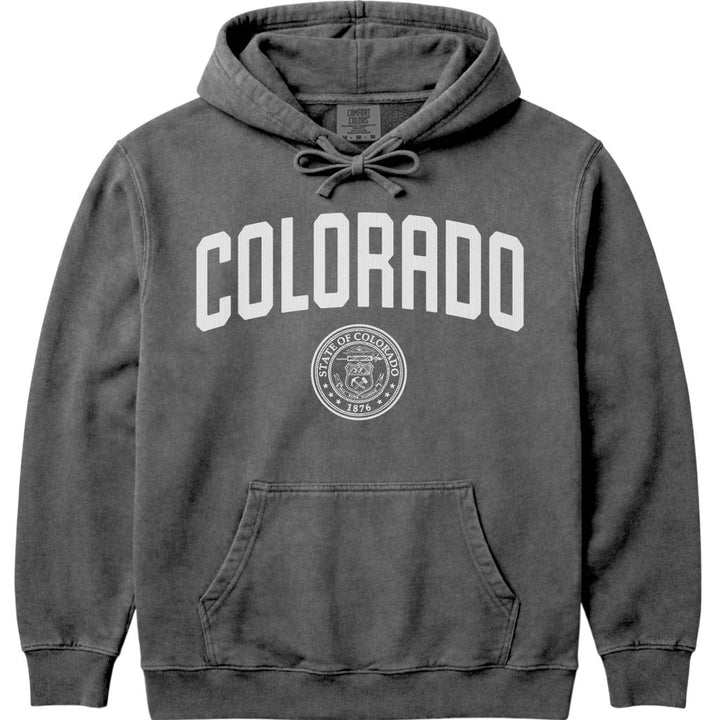 Vintage Colorado State Seal Sweatshirt - Pepper