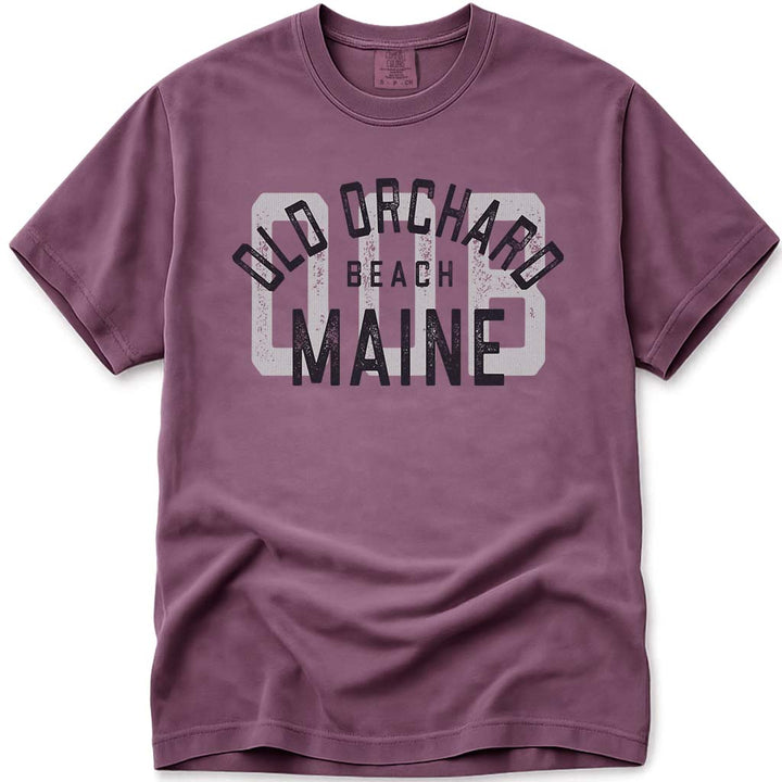 Vintage Maine OOB Retro Old Orchard Beach T Shirt - Berry