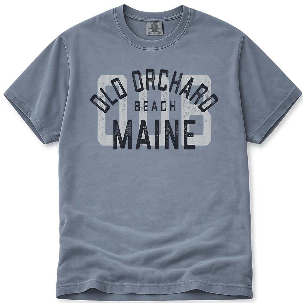 Vintage Maine OOB Retro Old Orchard Beach T Shirt - Blue Jean