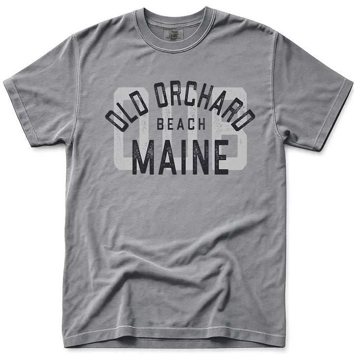 Vintage Maine OOB Retro Old Orchard Beach T Shirt - Grey