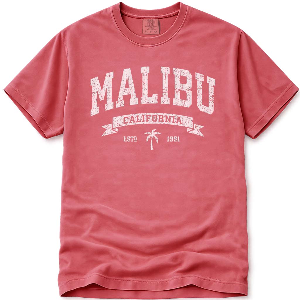 Vintage Malibu T Shirt - Watermelon