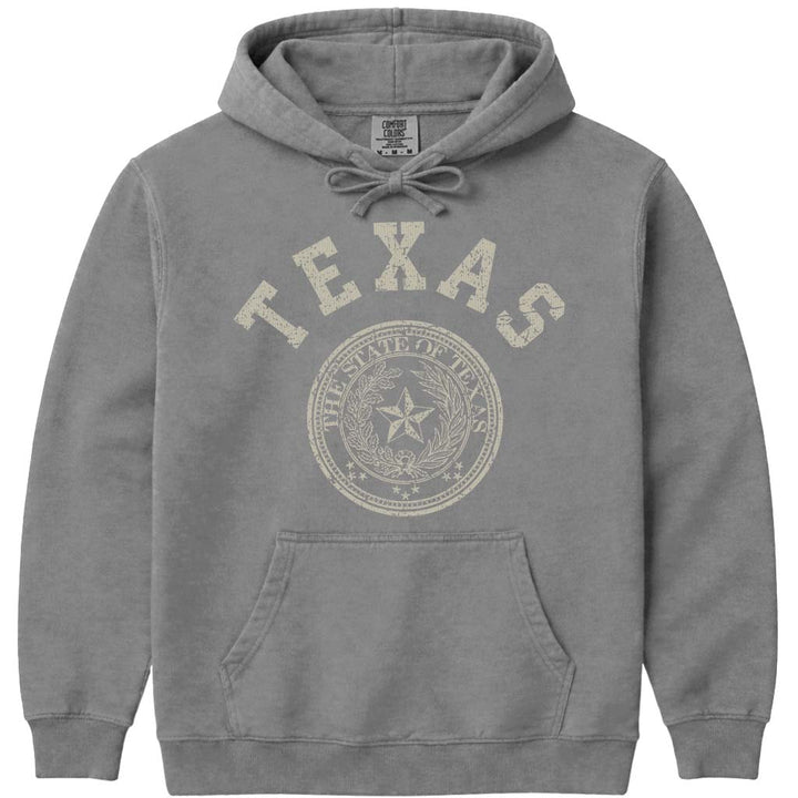 Vintage Texas Hoodie Sweatshirt - Grey