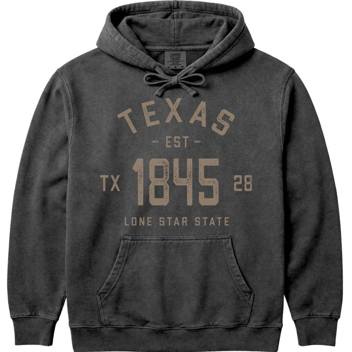 Vintage Texas Hoodie Sweatshirt - Pepper
