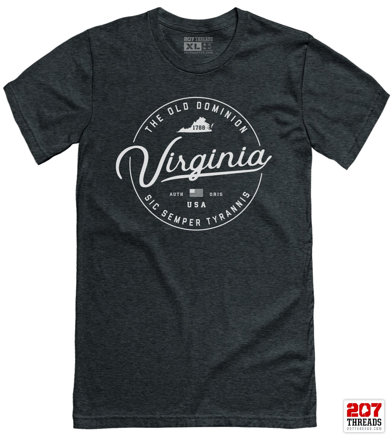 State of Virginia T-Shirt - Soft Virginia Vacation Tee
