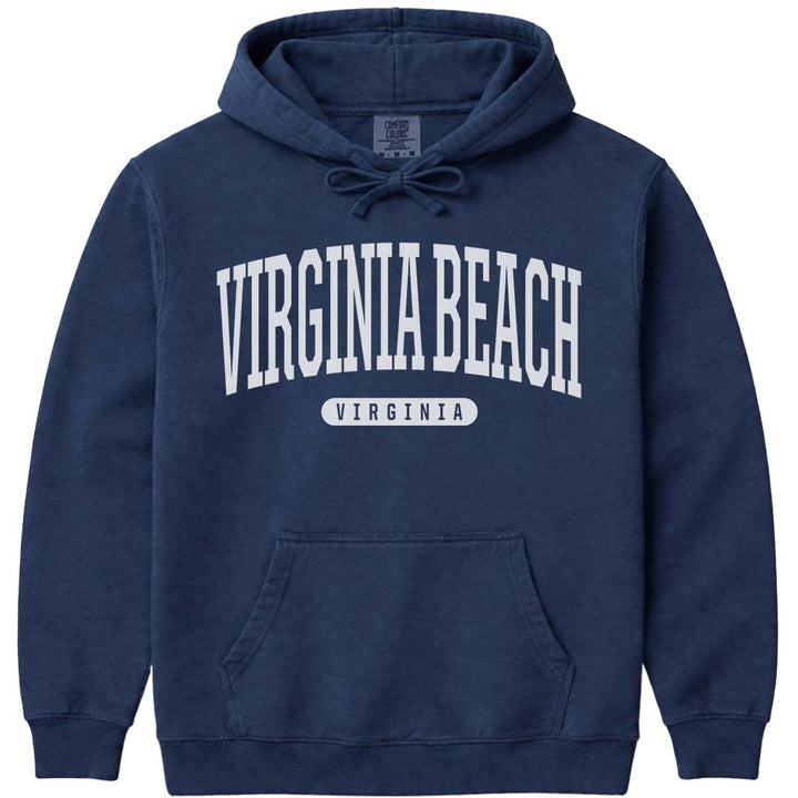 Virginia Beach Virginia Hoodie Sweatshirt - Navy
