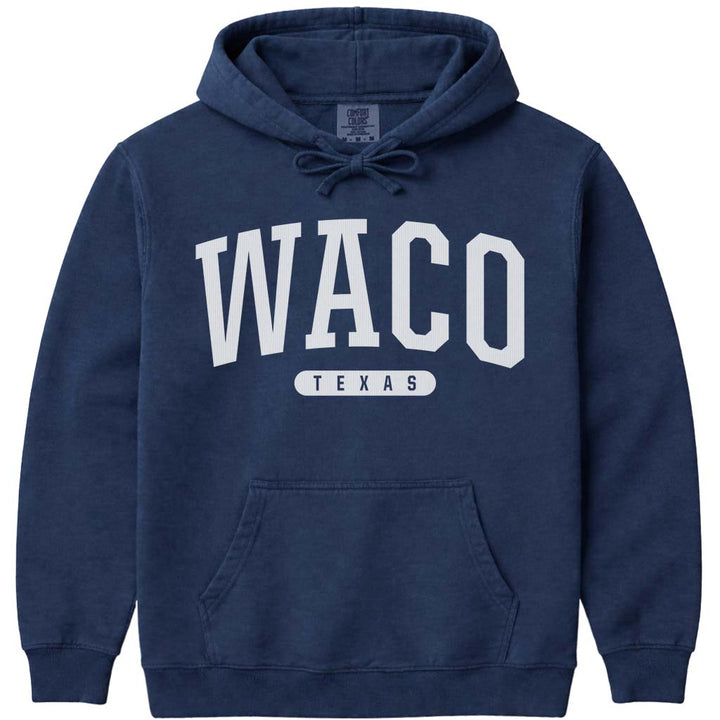 Waco Texas Hoodie Sweatshirt - Navy