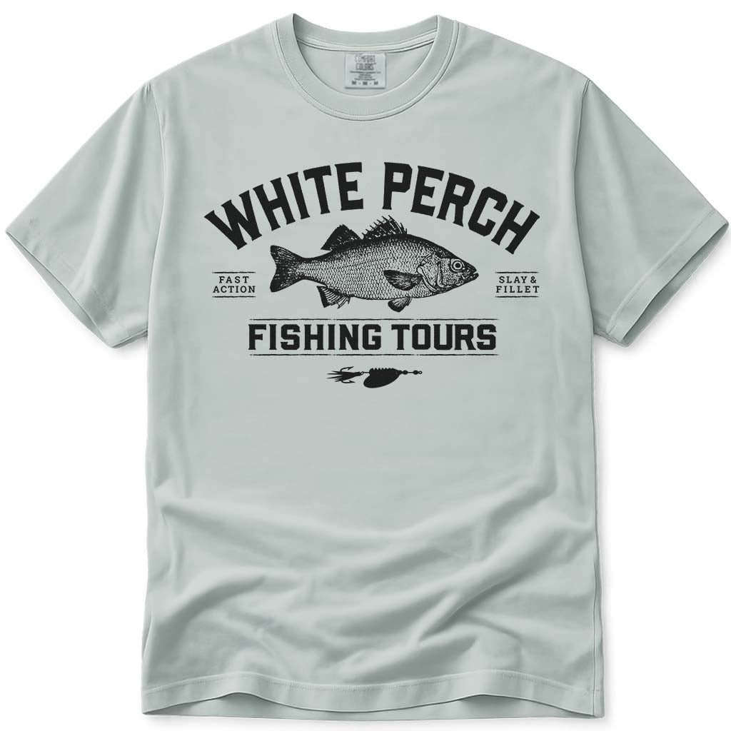 Central Maine White Perch Fishing Tours T Shirt - Bay