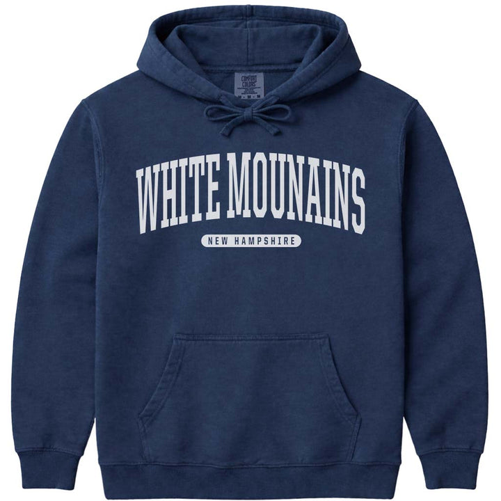 White Mountains New Hampshire Hoodie - Navy