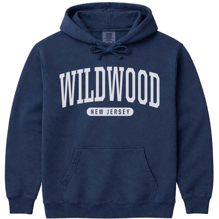 Wildwood New Jersey Hooded Sweatshirt - Navy