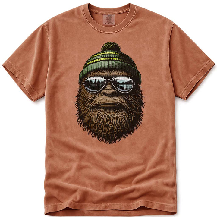 Winter Beanie Bigfoot T-Shirt - Yam