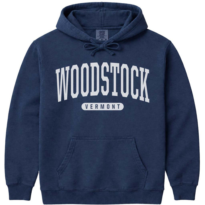 Woodstock Vermont Hoodie - Navy