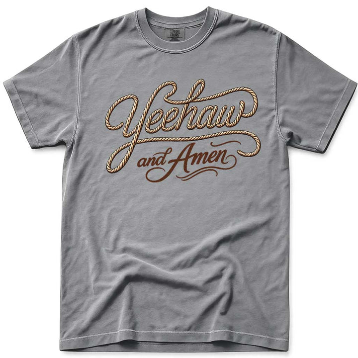 Yeehaw & Amen Country Western Christian T-Shirt