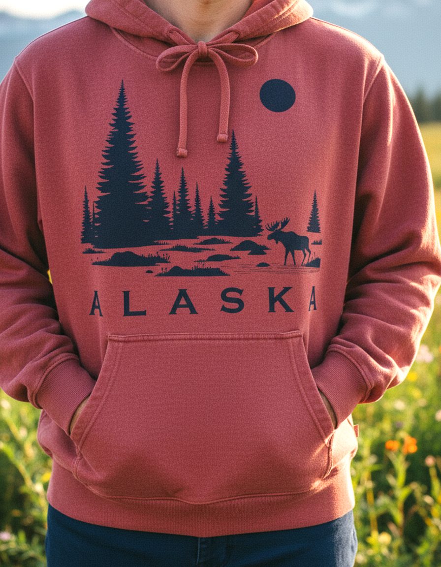 Alaska Hoodie Lifestyle Male