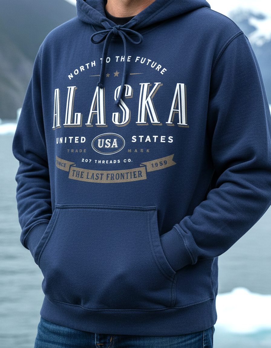 Alaska Hoodie Lifestyle Male
