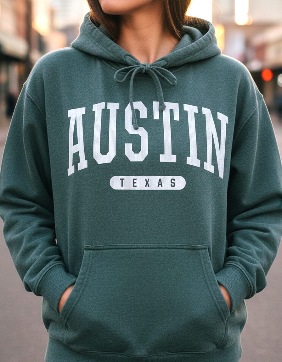 austin-tx-hoodie-sweatshirt Hoodie Lifestyle Female