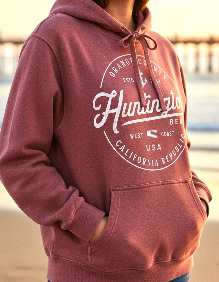 Huntington Beach Hoodie Lifestyle Female
