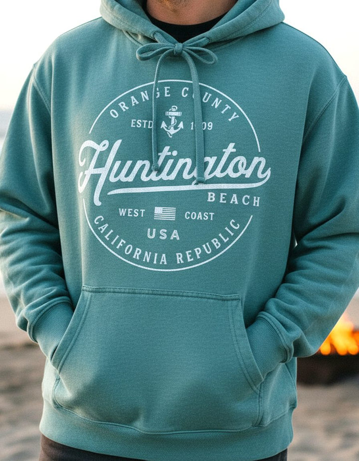 Huntington Beach Hoodie Lifestyle Male