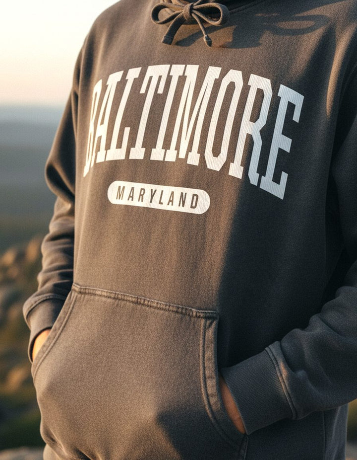 Baltimore Hoodie Lifestyle Male