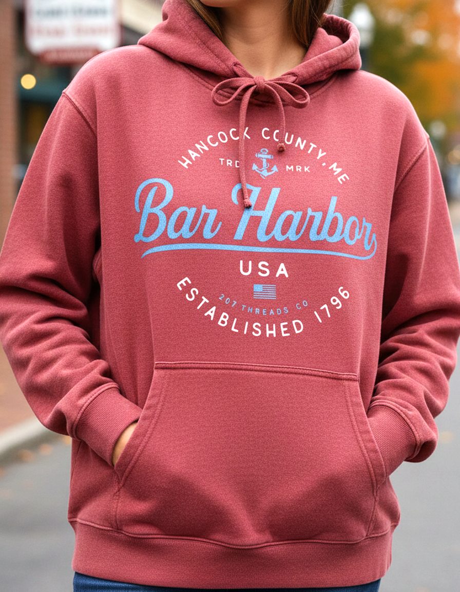 Bar Harbor Hoodie Lifestyle Female