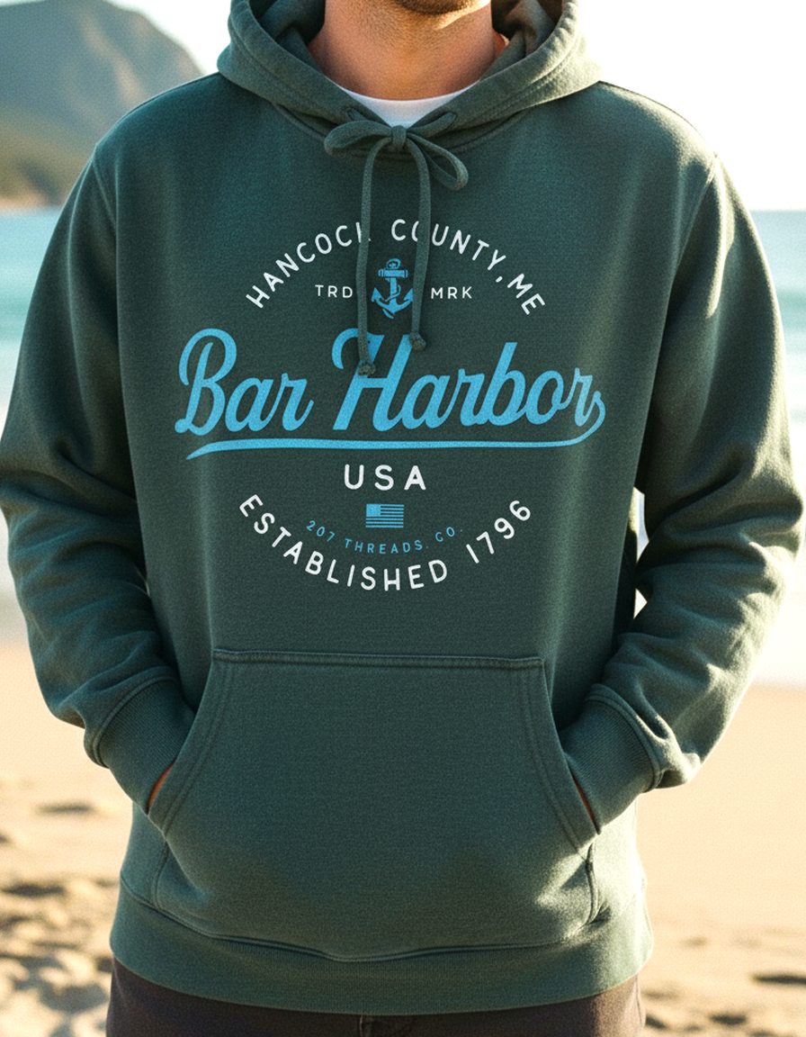 Bar Harbor Hoodie Lifestyle Male