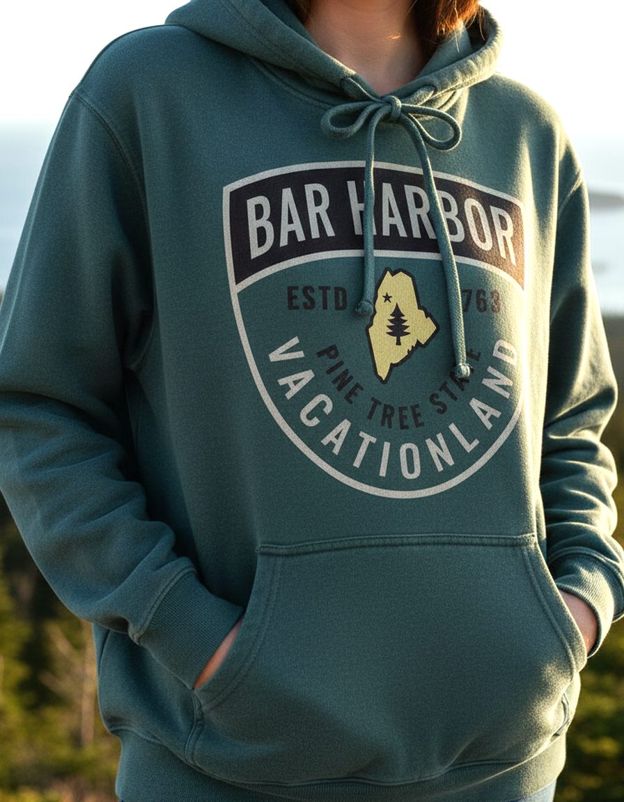 Bar Harbor Hoodie Lifestyle Female