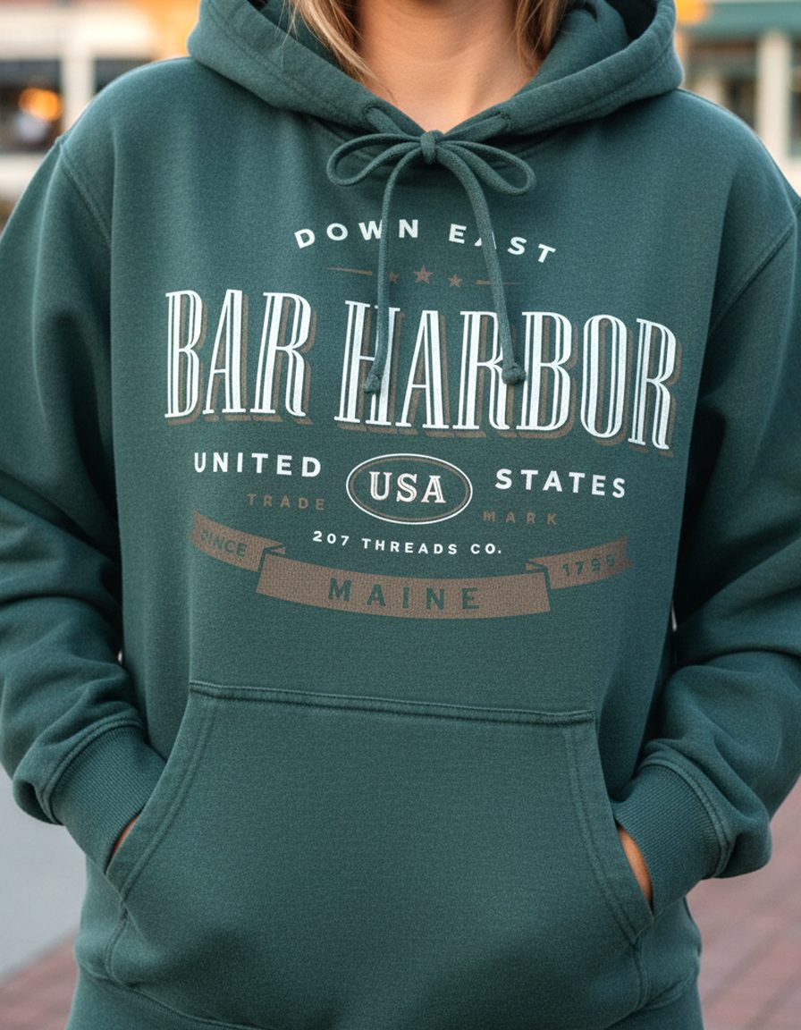 Bar Harbor Hoodie Lifestyle Female