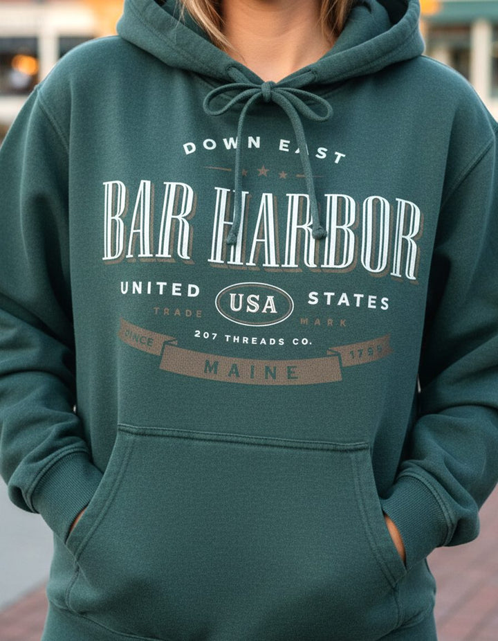 Bar Harbor Hoodie Lifestyle Female
