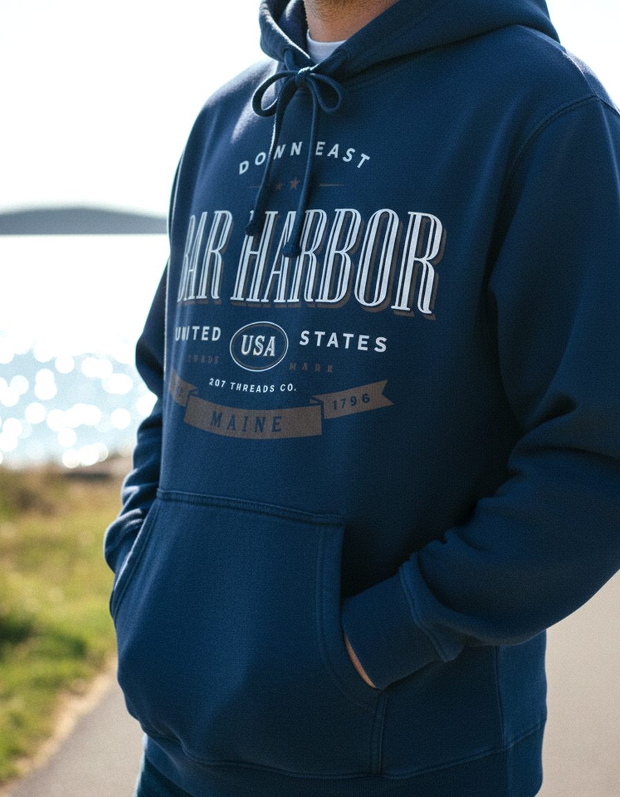 Bar Harbor Hoodie Lifestyle Male
