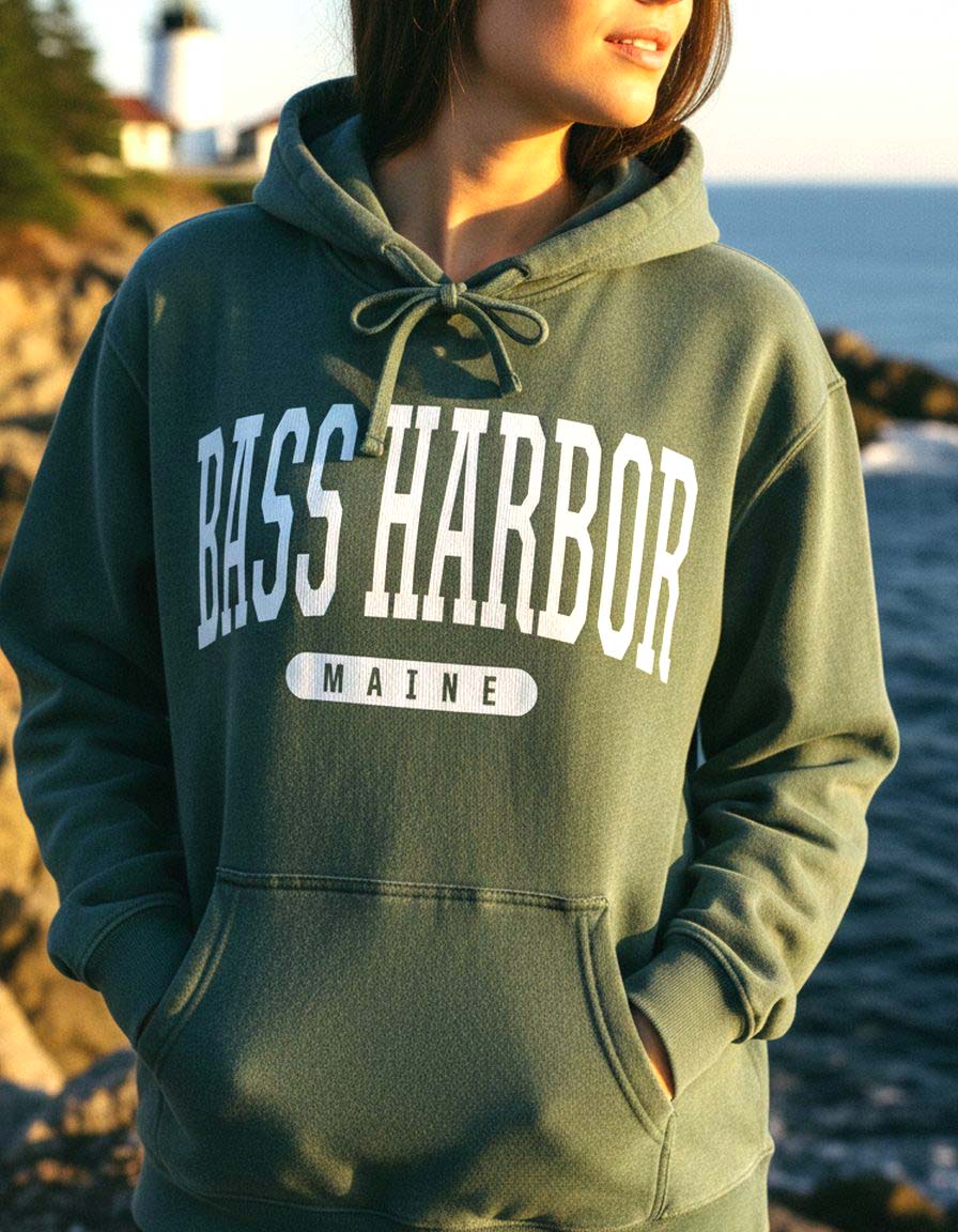 Bass Harbor Hoodie Lifestyle Female
