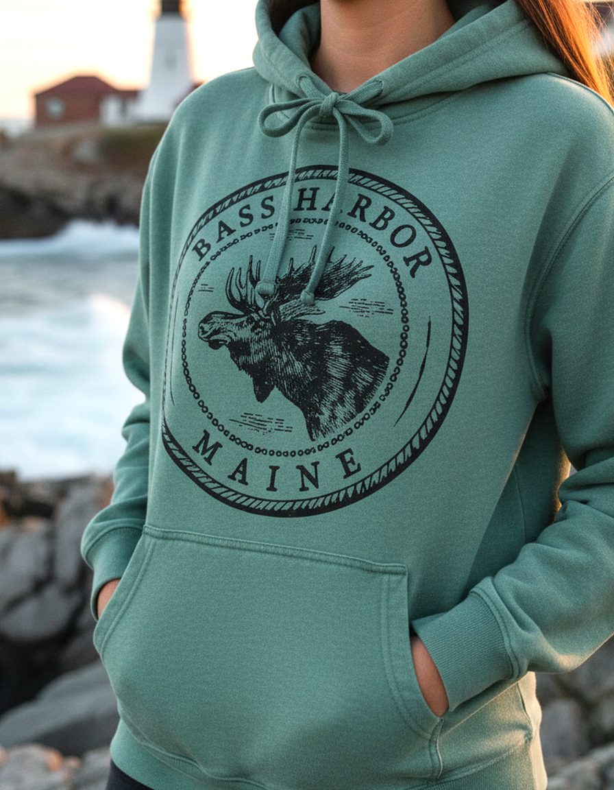 Bass Harbor Hoodie Lifestyle Female